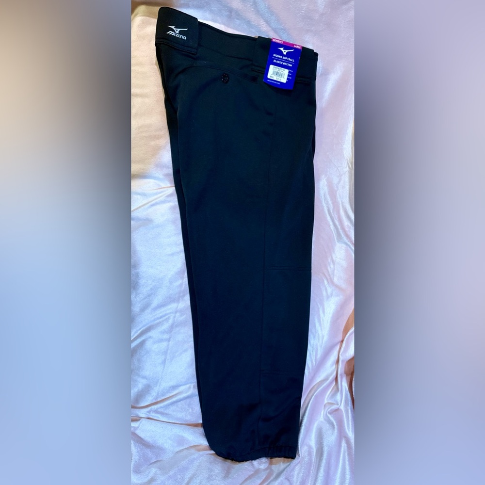 Mizuno Women's Black Belted Softball Pants